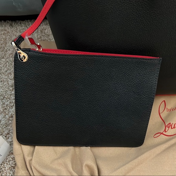 CHRISTIAN LOUBOUTIN - Cabata Empire Spike Courones Studded Leather Tote - Large - Picture 4 of 12